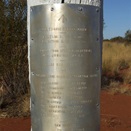 Tropic of Capricorn marker - Sandy Blight Junction Road, NT