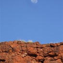Morning moon over the Durba Hills
