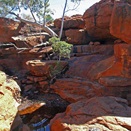 Calverts Cave and pool.