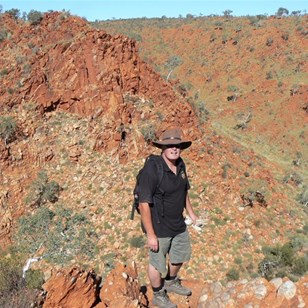 A climb in the Broadhurst Ranges above Desert Queen Baths