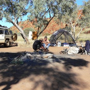 Explaining the lie of the land to Hugh