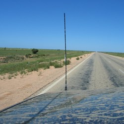 Eyre Hwy near Caiguna - green from recent rains
