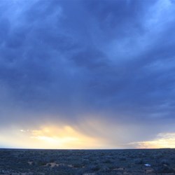 Dawn at Nullarbor Roadhouse