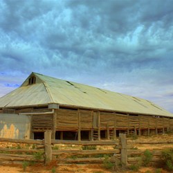 Woolshed at Mungo