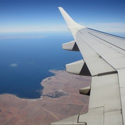 Departing Adelaide airport