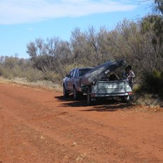 A roadside lunch stop