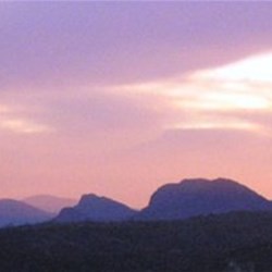 The western McDonalds at sunset (from Anzac Hill)