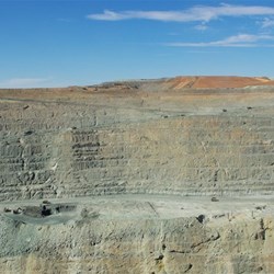 The Super Pit open cut mine is enormous