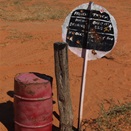 Simpson Desert sign posting