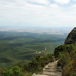 one of many magnificent view as we climbed Bluff knol