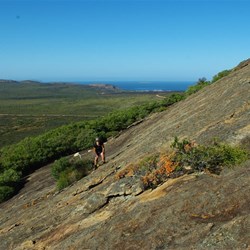 Me feeling insecure on Frenchman Peak