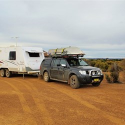 camping in the road base quarry