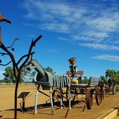 Sculptures in Hyden
