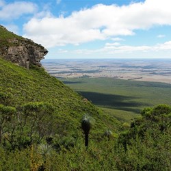 Mt Trio view as we walked back from the summit