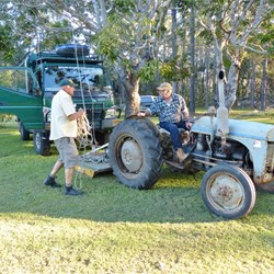 Aren't spares always lifted with a tractor?