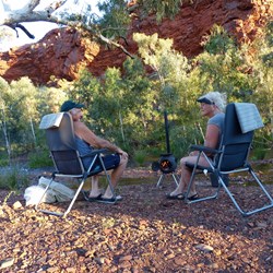 Relaxing after lunch