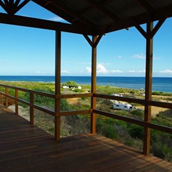 Coronation Beach from the lookout platform