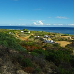 Coronation Beach and camping area