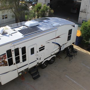 Solar install on Wildcat Five Wheeler