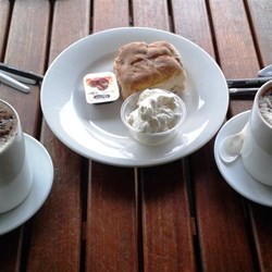 A warm morning tea on a cold day