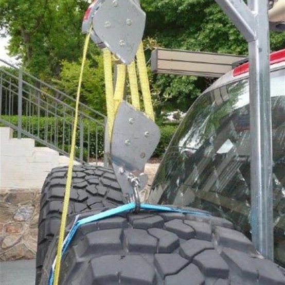 Wheel lifter strap
