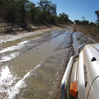 Some water on the La Djardarr Bar Road