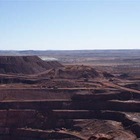 The many tiers of Mt Whaleback