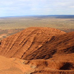View from the Top of Ayers Rock