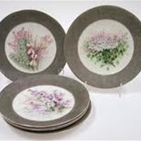 Royal Worcester porcelain bearing Ellis Rowan paintings