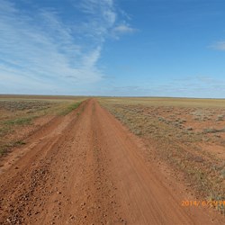 The Binns Track begins