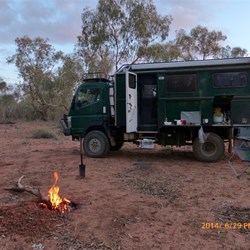 1st nights camp on the Binns