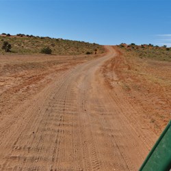 Over the 1st sand dune before Old Andado
