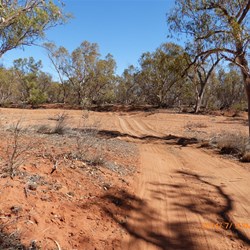 A four channel crossing of the Bundey River
