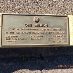 The 1 millionth concrete sleeper