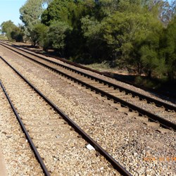 The narrow gauge track