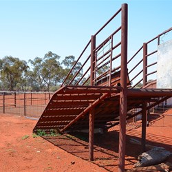 goat yards on Trilby Station western NSW