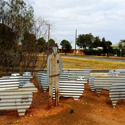 sculptures at Urana NSW