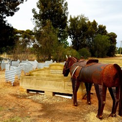 sculptures at Urana NSW
