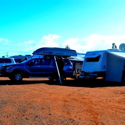 Parked at Iron Knob SA