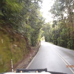 15km of winding road