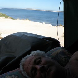 Should have camped closer to the edge, I could have caught breakfast without getting out of bed. LOL