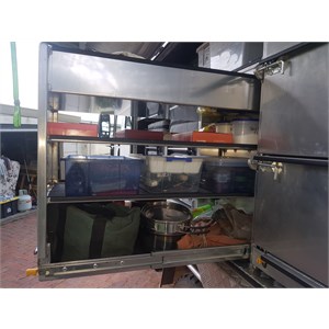 Canopy is removable from tray