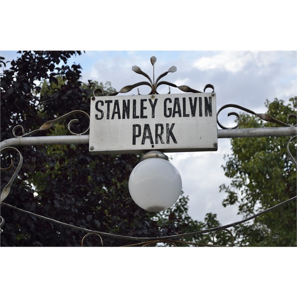 Entrance to Stanley Galvin Park