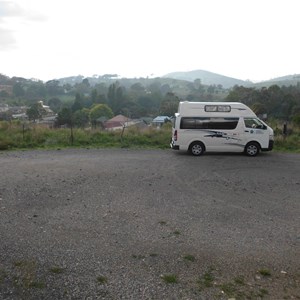 Carpark and View seen from Station
