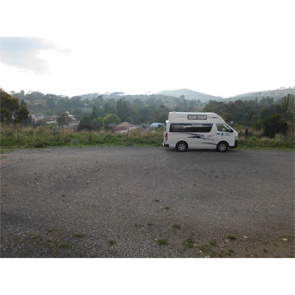 Carpark and View seen from Station