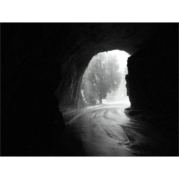 The Arch during a heavy storm