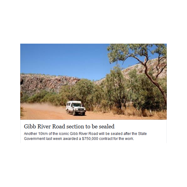 Gibb River Road section to be sealed