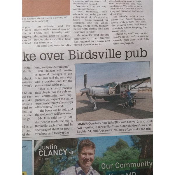 birdsville pub story