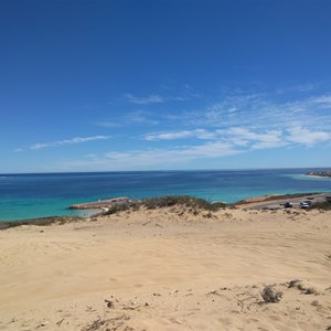 Coral Bay Boat Ramp - View from 4WD Track
