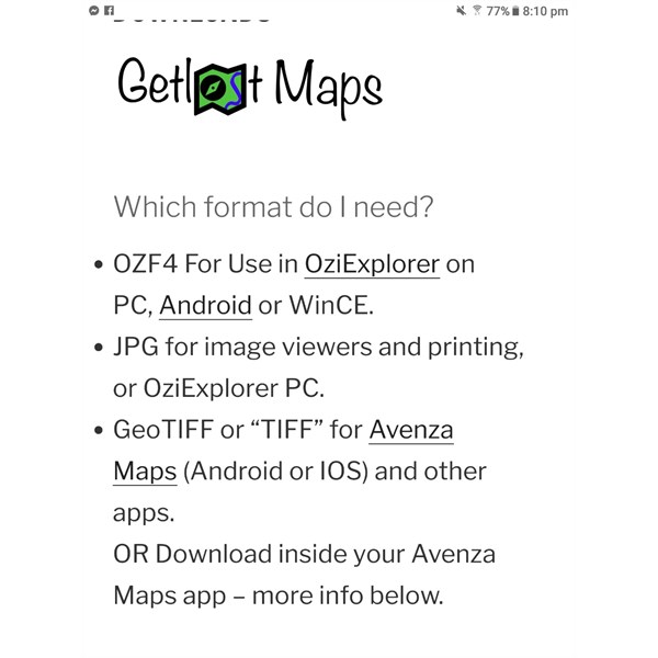 Getlost maps